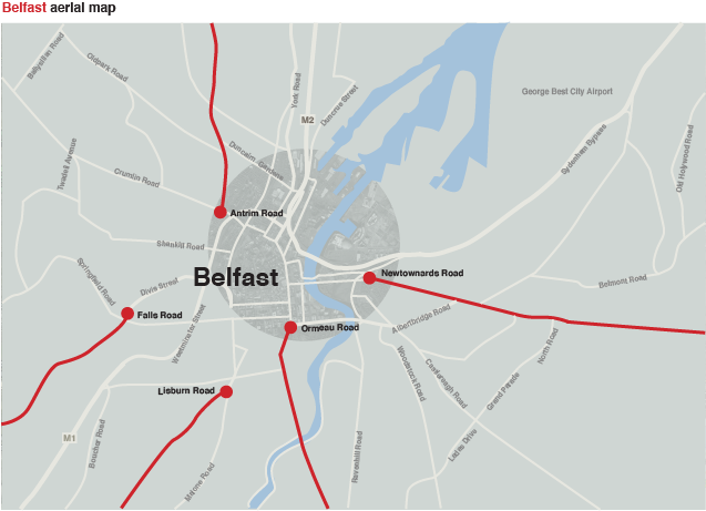 belfast aerial map copy